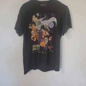Dragon Ball Z Group in Space Gohan Goku Piccolo Anime T-Shirt Used Size L